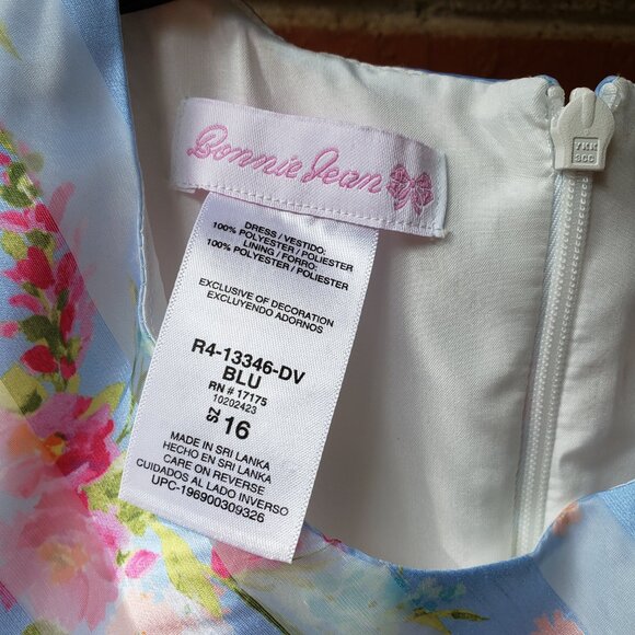 BNWT Bonnie Jean Big Girls Sleeveless Fit + Flare Premium Dress (16) - Picture 5 of 10